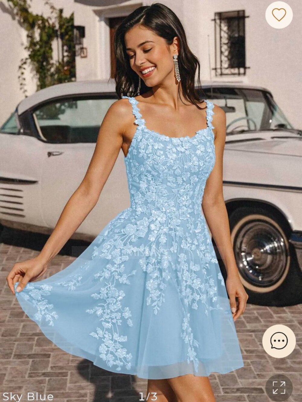 Missacc Semi Formal Sky Blue Dress Size 0